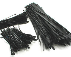 Cable ties black various sizes - sets of 100 pcs each