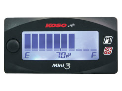 Fuel gauge Koso Fuel Meter Mini Style 3 with white back light