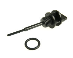 Oil dip stick with o-ring