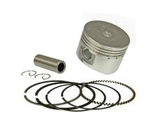 Piston set 125cc incl. rings, clips and pin