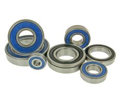 Ball bearing with radial seals 2RS different sizes