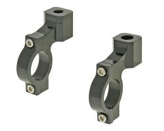 Mirror mounting clamp aluminum, different thread sizes