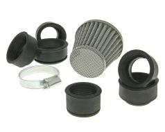 Air filter Power 32-45mm carburetor connection carbon-look