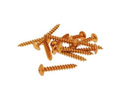 Fairing screws anodized aluminum orange - set of 12 pcs - M5x30