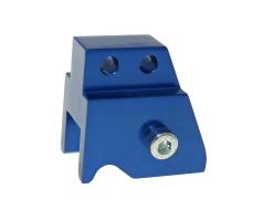Shock extender CNC 2-hole adjustable mounting - blue