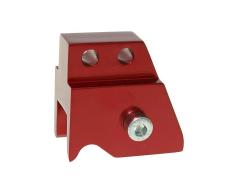 Shock extender CNC 2-hole adjustable mounting - red