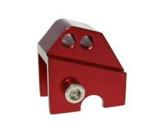 Shock extender CNC 2-hole adjustable mounting - red