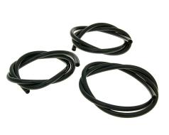 Fuel hose black chloroprene rubber 1m