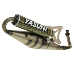 Exhaust Yasuni Scooter Z yellow carbon fiber E-marked