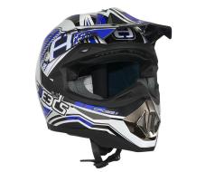 Helmet Speeds Cross II graphic blue size XS (53-54cm)