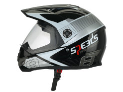Helmet Speeds Cross X-Street Graphic titanium look size S (55-56cm)