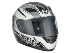 Helmet Speeds full face Performance II Racing Graphic silver