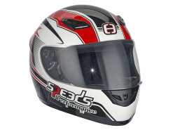 Helmet Speeds full face Performance II Racing Graphic red