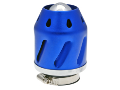 Air filter Grenade blue straight version 35/48mm carb connection (adapter)