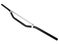 MX handlebar aluminum with cross brace black 22mm - 810mm
