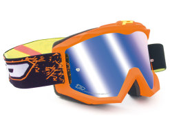 MX goggle ProGrip 3204 FLUO MATT orange/blue