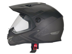 Helmet Speeds Cross X-Street Decor sepia / black matt