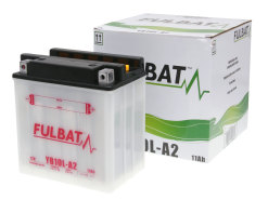 Battery Fulbat YB10L-A2 DRY incl. acid pack
