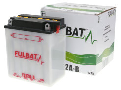 Battery Fulbat YB12A-B DRY incl. acid pack