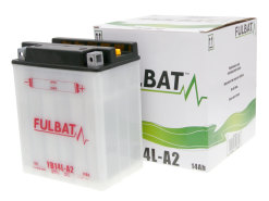 Battery Fulbat YB14-A2 DRY incl. acid pack