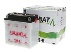 Battery Fulbat YB9-B DRY incl. acid pack
