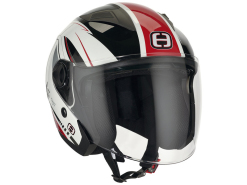 Helmet Speeds Jet City II Graphic white / red