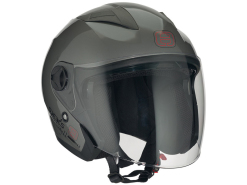 Helmet Speeds Jet City II uni glossy titanium size M (57-58cm)