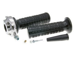 Throttle control / throttle tube rubber grip set Domino Lario - universal