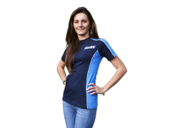 T-shirt Polini Race Team navy/light blue woman size S