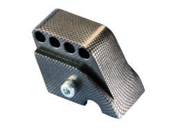 Riser kit Polini CNC 4-hole Carbon Look