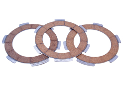 Clutch friction plates Polini aluminum / cork