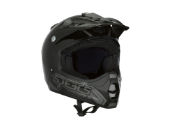 Helmet Speeds Cross III glossy black / titanium size XS (53-54cm)