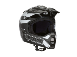 Helmet Speeds Cross III black / titanium / white glossy