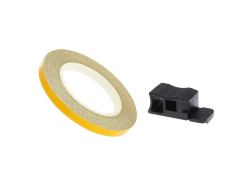 Rim tape / wheel stripe 7mm - yellow - 600cm