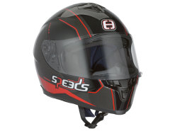 Helmet Speeds full face Race II Graphic black / titanium / red size S (55-56cm)
