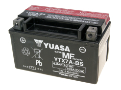 Battery Yuasa YTX7A-BS DRY MF maintenance free