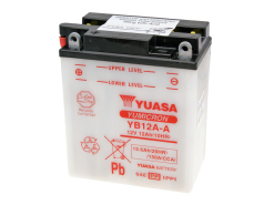 Battery Yuasa YuMicron YB12A-A w/o acid pack