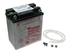 Battery Yuasa 12N12A-4A-1 w/o acid pack