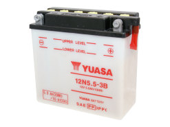 Battery Yuasa 12N5.5-3B w/o acid pack