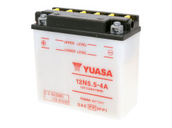 Battery Yuasa 12N5.5-4A w/o acid pack
