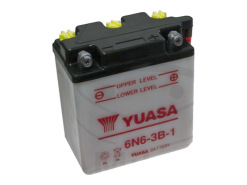 Battery Yuasa 6N6-3B-1 w/o acid pack