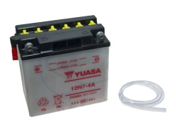 Battery Yuasa 12N7-4A w/o acid pack