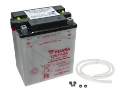Battery Yuasa 12N14-3A w/o acid pack