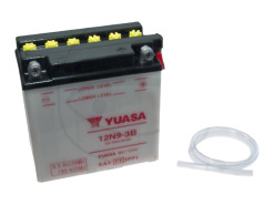 Battery Yuasa 12N9-3B w/o acid pack