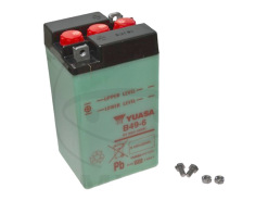 Battery Yuasa B49-6 w/o acid pack