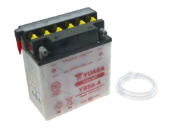 Battery Yuasa YuMicron YB9A-A w/o acid pack