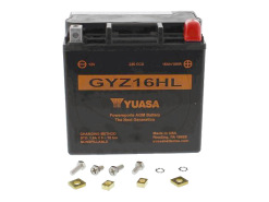 Battery Yuasa Gel GYZ16HL WET MF maintenance free