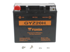 Battery Yuasa Gel GYZ20H WET MF maintenance free