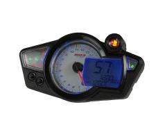Multifunctional speedometer Koso RX1N GP Style white, blue lighting