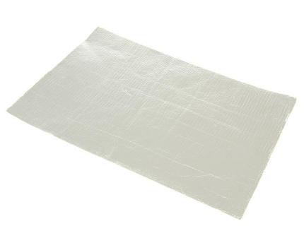 Adhesive aluminized fiberglass cloth heat barrier / protection tape 1.60x300x450mm